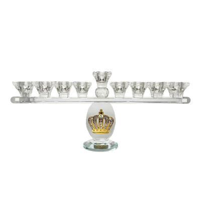 Hanoukia cristal avec couronne