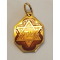 Pendentif Chaday avec étoile de David - Biblieurope