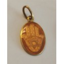 Pendentif Main avec étoile de David - Biblieurope