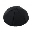 Kippa noir en tissu - Biblieurope