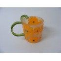 KELI A FLEURS ORANGE - Biblieurope
