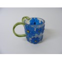 KELI A FLEURS BLEU FONCE - Biblieurope