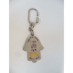 Porte clefs façon argent - Biblieurope