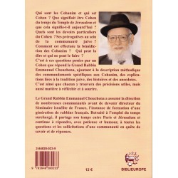 Le Livre du Cohen Spécificité du Cohen, hier aujourd'hui - Biblieurope 2