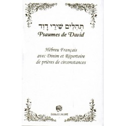 Psaumes de David - Hébreu Français - Biblieurope