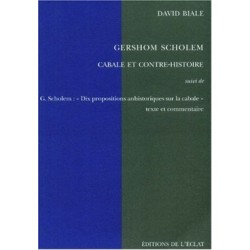 Cabale et contre-histoire - Gershom Scholem - Biblieurope