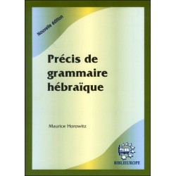 Précis de grammaire hébraïque - Biblieurope