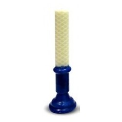 Bougie - bleu - Biblieurope