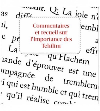 Téhilim Ohel Mena'hem Mendel Edition Tsivot Hachem