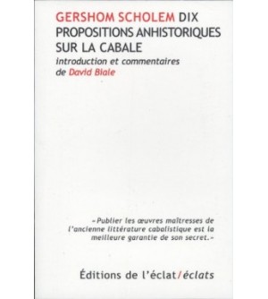 Dix propositions anhistoriques sur la cabale