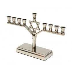 Hanoukia Magen David Argent - Biblieurope