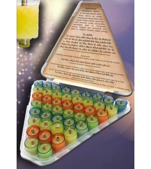 Fioles d'huile d'Olive pour Hanouka