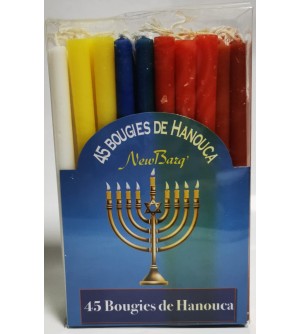 Bougies de Hanouka (longues) - Biblieurope