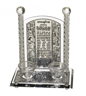Support en Cristal pour Bougie Mémoire