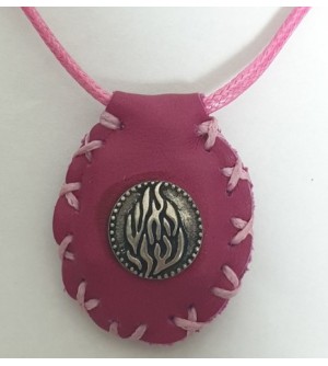 Collier amulette Breslev - Noir
