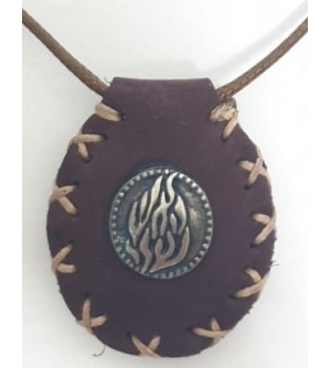 Collier amulette Breslev - Noir