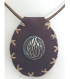 Collier amulette Breslev - Noir
