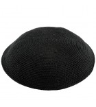 Kippa noir en tissu