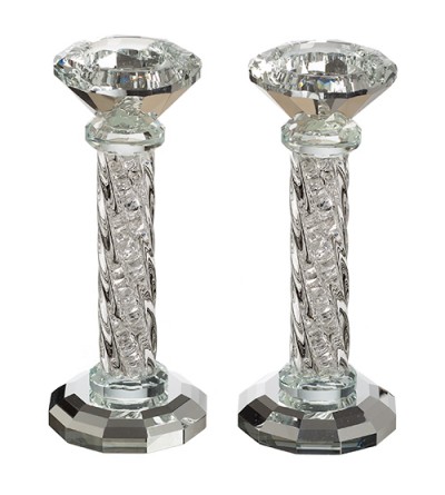 saliere poivriere en cristal - Chabbat Kodech