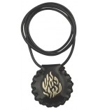 Collier amulette Breslev - Noir