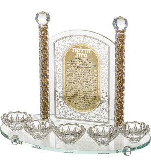 Support en Cristal pour Bougie Mémoire