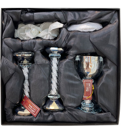 saliere poivriere en cristal - Chabbat Kodech