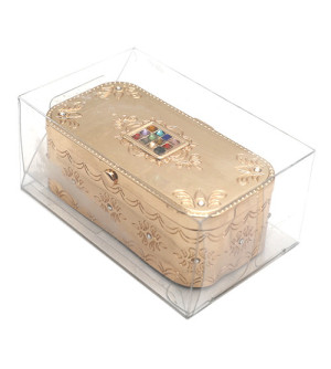 Bougeoirs de voyage en métal – avec coffret & pierres du 'Hoshen - Miketer 2