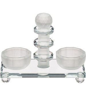 Salière et Poivrière en cristal