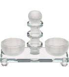 Salière et Poivrière en cristal