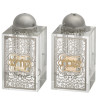 salière et poivrière en cristal duo