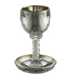 Verre de Kiddouch en cristal Miroir - Boré Péri Haguefen