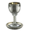 Verre de Kiddouch en cristal Miroir - Boré Péri Haguefen