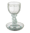 Verre de Kiddouch en cristal transparent - Boré Péri Haguefen