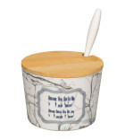 Pot à Miel en Bambou Marbre