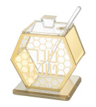 Pot à miel hexagonal Ruche