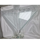 Hanoukia Cristal V Habad 29 cm