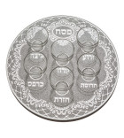 copie de Plateau de Seder de Pessa’h en verre