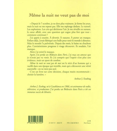 Même la nuit ne veut pas de moi