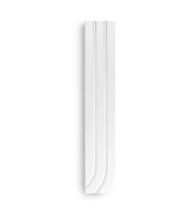 Mézouza en aluminium 12 cm – Finition argent mat
