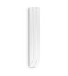 Mézouza en aluminium 12 cm – Finition argent mat