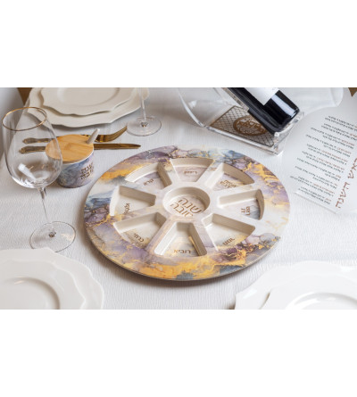 Plateau du Seder de Roch Hachana design