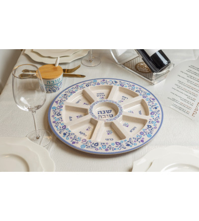 Plateau du Seder de Roch Hachana en Bambou